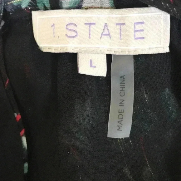 1. State The Curator Blouse Size L—B2 - Picture 8 of 8
